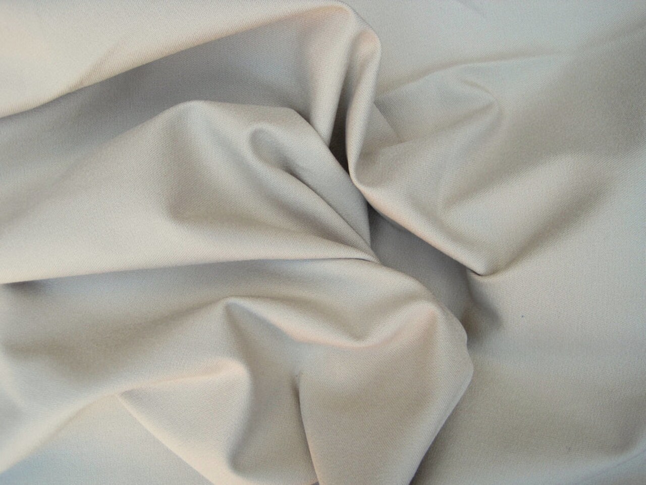 1 Yard Stone Cotton Twill Spandex Soft Stretchy Durable Material Fabric